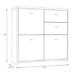 Forte Комод, SQNK223-C764 - Home Club, зображення 6