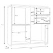 Forte Комод, SQNK223-C764 - Home Club, зображення 7