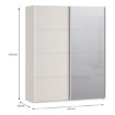 Forte Шкаф для одежды, SSQS82412-U60 - Home Club, изображение 7