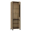Forte Вузька вітрина 65 см Trondheim Дуб Artisan/Дуб чорний, TDHV712-C773 - Home Club, зображення 8