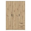 Forte Шафа з полицями та шухлядами Niko, дуб Artisan, NIKS84-D78 - Home Club, зображення 2