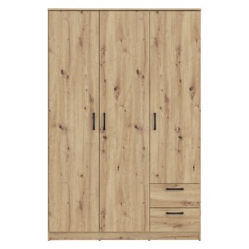 Forte Шафа з полицями та шухлядами Niko, дуб Artisan, NIKS84-D78 - Home Club
