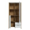Forte Вітрина 100 см із шухлядами Saitama Дуб Mauvella/Secret Grey, SQMV721R-M826 - Home Club, зображення 4