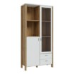 Forte Вітрина 100 см із шухлядами Saitama Дуб Mauvella/Secret Grey, SQMV721R-M826 - Home Club, зображення 5