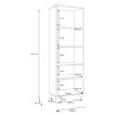 Forte Шафа-вітрина, GLKV712L-Q249 - Home Club, зображення 12
