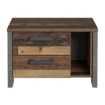 Forte Приліжкова тумба 60 см з шухлядами Clif Old – Wood Vintage/Бетон, CLFK021-C546 - Home Club, зображення 2