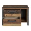 Forte Приліжкова тумба 60 см з шухлядами Clif Old – Wood Vintage/Бетон, CLFK021-C546 - Home Club, зображення 3