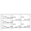 Forte Комода з ламелями Jytana Дуб Mauvella/Чорний, JTNK233R-M635 - Home Club, зображення 6