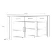 Forte Комод, BHLK231-M482 - Home Club, зображення 6
