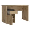 Forte Письмовий стіл 110x55 см із шухлядою та шафкою Modultrick, дуб Artisan/графіт, MDUB111-C827 - Home Club, зображення 5