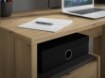 Forte Письмовий стіл 110x55 см із шухлядою та шафкою Modultrick, дуб Artisan/графіт, MDUB111-C827 - Home Club, зображення 8