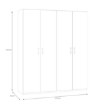 Forte Шкаф 180 см Econobox 2, белый, ECBS945-120 - Home Club, изображение 6