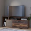 Forte Вінтажна шафа для телевізора в стилі лофт, 160 см, Jacky Old – Wood Vintage/Бетон, JCKT135L-C754 - Home Club