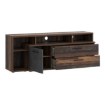Forte Вінтажна шафа для телевізора в стилі лофт, 160 см, Jacky Old – Wood Vintage/Бетон, JCKT135L-C754 - Home Club, зображення 5