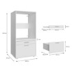 Forte Шафа для пральної машини, WCBA142-Z12M - Home Club, зображення 7