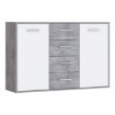 Forte Комод 120 см Antuza, белый/светло-серый бетон, NTU231-C251 - Home Club, изображение 4