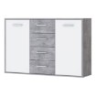 Forte Комод 120 см Antuza, белый/светло-серый бетон, NTU231-C251 - Home Club, изображение 6