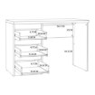 Forte Білий письмовий стіл 110x50 см з 3 шухлядами, MT974-Z12M - Home Club, зображення 5