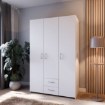 Forte Шафа 120 см із шухлядами Econobox, біла, ECBS832-120 - Home Club