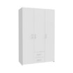 Forte Шафа 120 см із шухлядами Econobox, біла, ECBS832-120 - Home Club, зображення 4
