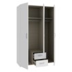 Forte Шафа 120 см із шухлядами Econobox, біла, ECBS832-120 - Home Club, зображення 5