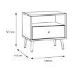 Forte Приліжкова тумба, HLTK111EC-M806 - Home Club, зображення 6