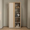 Forte Напіво відкрита шафа Wexlin, пісочний/дуб Mauvella, WEXR621R-M820 - Home Club