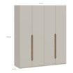 Forte Шкаф для одежды, EDWS943-M902 - Home Club, изображение 10
