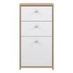 Forte Невелика комода Best Chest, білий/дуб Artisan, SQNK211-C804 - Home Club, зображення 2