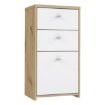 Forte Невелика комода Best Chest, білий/дуб Artisan, SQNK211-C804 - Home Club, зображення 4