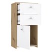 Forte Невелика комода Best Chest, білий/дуб Artisan, SQNK211-C804 - Home Club, зображення 5