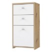 Forte Невелика комода Best Chest, білий/дуб Artisan, SQNK211-C804 - Home Club, зображення 6