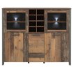 Forte Низька вітрина 150 см Clif Old – Wood Vintage/Бетон, CLFV331-C546 - Home Club, зображення 3