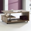 Forte Кофейный столик на колесиках 105x60 см Bailey, дуб античный, BL1T01-D39 - Home Club