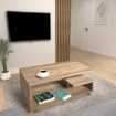 Forte Кофейный столик на колесиках 105x60 см Bailey, дуб античный, BL1T01-D39 - Home Club, изображение 2