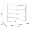 Forte Комод, RCQK213-C692 - Home Club, зображення 7