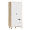 Forte Шафа 100 см із шухлядами Vankka, дубова дошка/білий, VNKS823L-L25 - Home Club, зображення 8