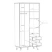 Forte Шафа 100 см із шухлядами Vankka, дубова дошка/білий, VNKS823L-L25 - Home Club, зображення 13