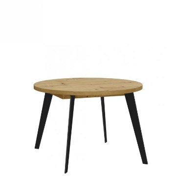 Forte Круглий розкладний стіл 110x110 см, дуб Artisan, TBLT7001-D78-904 - Home Club
