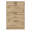 Forte Шкафчик для обуви 85x20 см с выдвижным ящиком Niko, дуб Artisan, NIKD321-D78 - Home Club, изображение 2