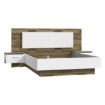 Forte Ліжко з тумбочками 160x200 см Modern Way Дуб Клепковий/Білий, MRWL2162-C811 - Home Club, зображення 3
