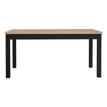 Forte Розкладний стіл 160x90 см Black Hill «Слива» Comano/Чорний, TBLT7014-C876 - Home Club