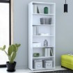 Forte Висока відкрита шафа, біла, T2KR01-120 - Home Club