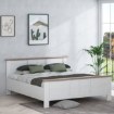 Forte Двоспальне ліжко 180x200 см Iloppa Дуб Нельсон/Дуб Сніжний, TIQL1181-J99 - Home Club
