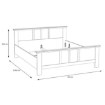 Forte Двоспальне ліжко 180x200 см Iloppa Дуб Нельсон/Дуб Сніжний, TIQL1181-J99 - Home Club, зображення 4