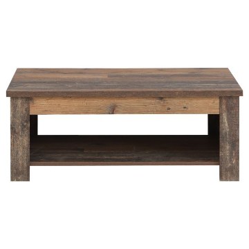 Forte Кавовий столик із підйомною стільницею 110x65 см Clif Old – Wood Vintage, DURT511-H51 - Home Club