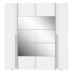 Forte Шафа з дзеркалом 200 см Narago, біла, NRGS32512-120 - Home Club, зображення 2