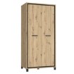 Forte Шкаф 100 см Trondheim, дуб Artisan/черный дуб, TDHS821-C773 - Home Club, изображение 4