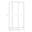 Forte Шкаф 100 см Trondheim, дуб Artisan/черный дуб, TDHS821-C773 - Home Club, изображение 6