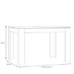 Forte Розкладний стіл 120x85 см, дуб «Валенсія», TMST142-D116 - Home Club, зображення 6